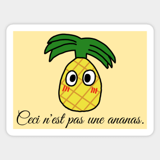 The Treachery of Pineapples Sticker